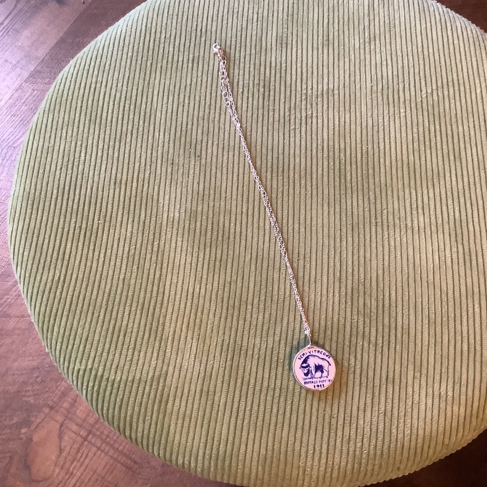 Buffalo Pottery necklace